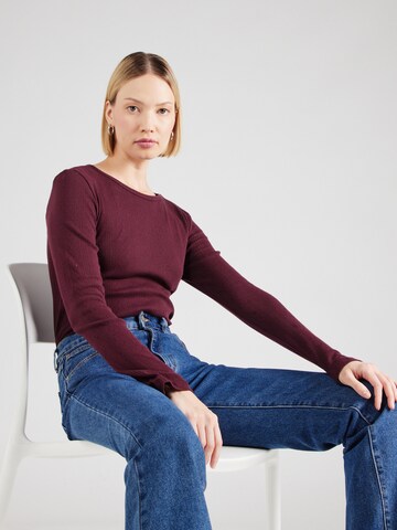 T-shirt 'VMLISA' VERO MODA en rouge : devant