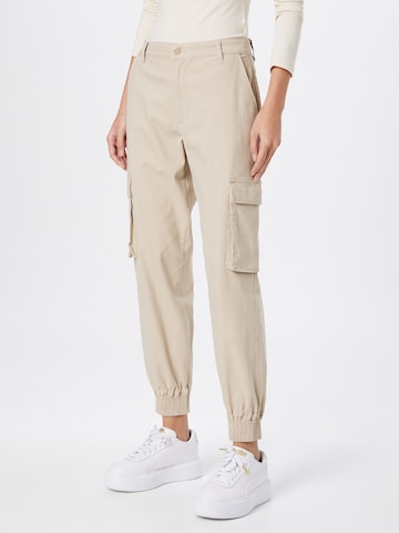 Regular Pantalon cargo 'Betsy' ONLY en beige : devant