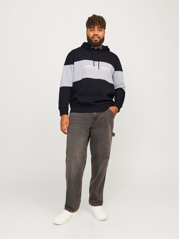 Jack & Jones Plus Μπλούζα φούτερ 'JJELEGACY' σε μαύρο