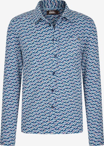 4funkyflavours Regular fit Button Up Shirt 'Ala Day' in Blue: front