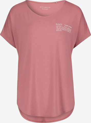 T-shirt Betty Barclay en rose : devant