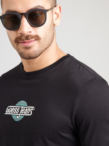 GUESS JEANS Shirt 'SUNSET' in Black