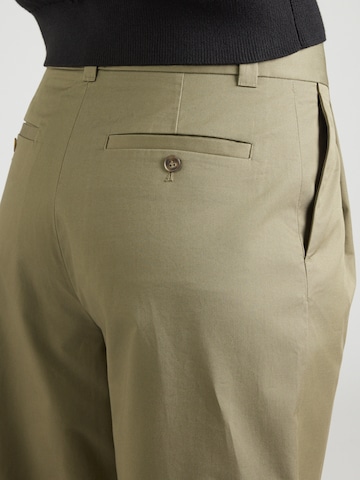 & Other Stories regular Παντελόνι πλισέ σε πράσινο