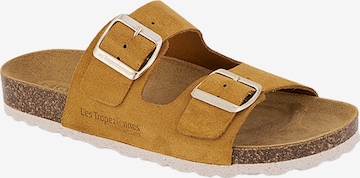 Les Tropéziennes - Zapatos abiertos en amarillo: frente
