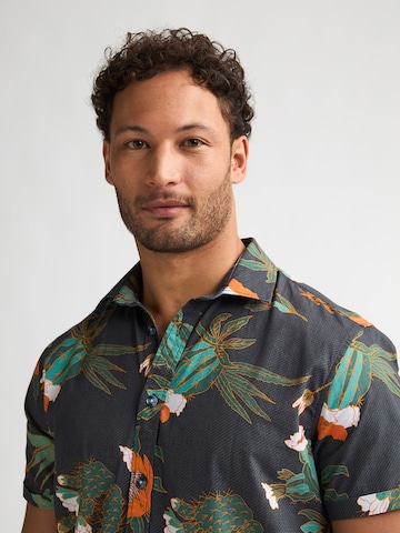 Petrol Industries Regular fit Overhemd in Zwart