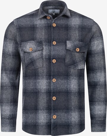 Rock Creek Button Up Shirt in Blue: front