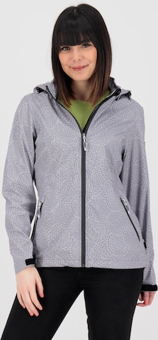 LPO Softshelljacke 'Ira' in Grau: Vorderseite