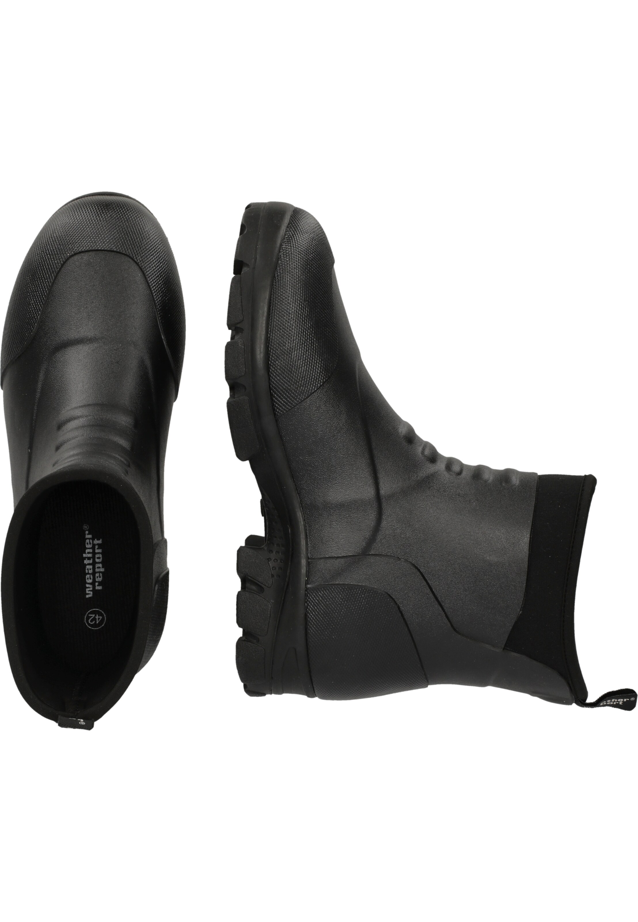 Weather Report Gummistiefel 'Colter' in Schwarz