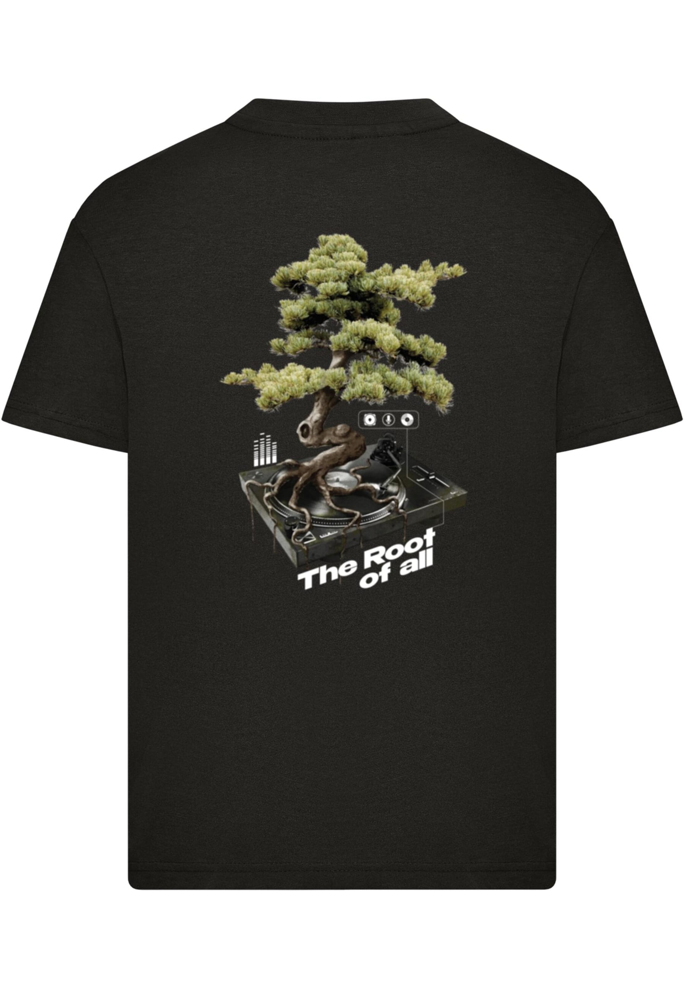 Mister Tee Póló 'Root Of It All' - fekete