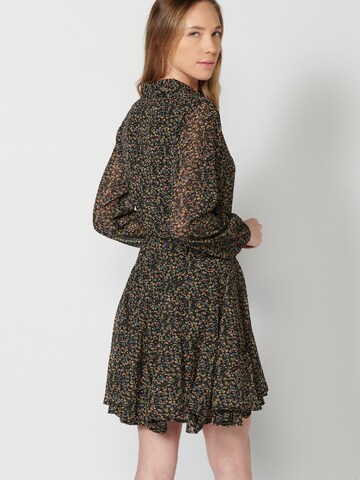 KOROSHI Shirt Dress in Black