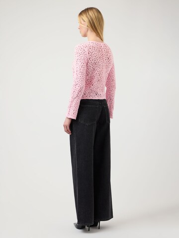 YAS Cardigan i pink