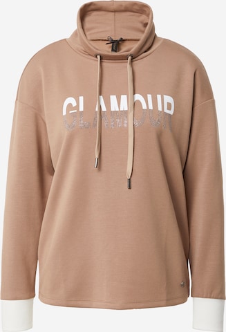 Key Largo Sweatshirt 'Kiara' in Brown: front