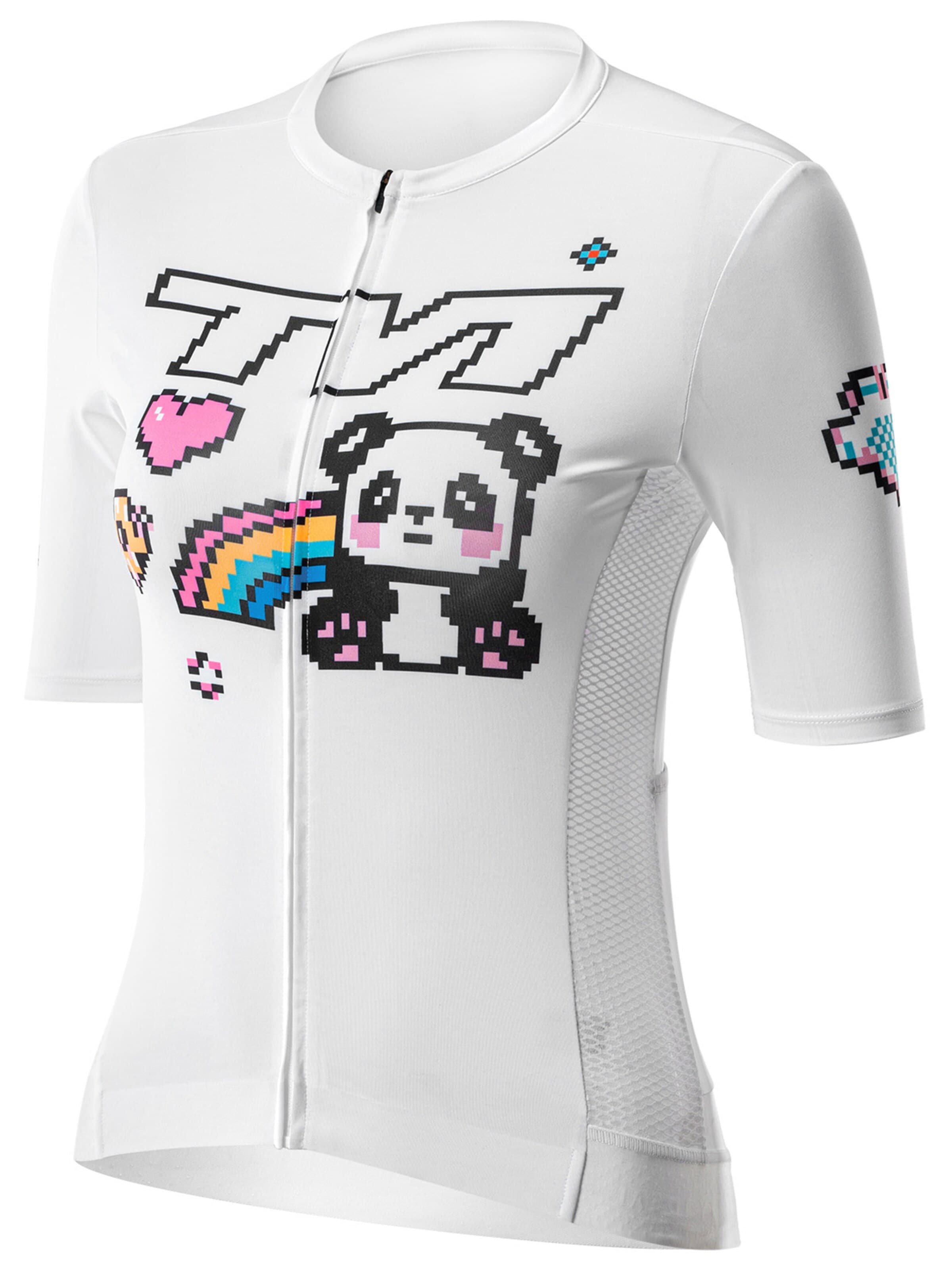 ROCKBROS Athletic Sweatshirt 'Damen kurzarm Fahrradtrikot' in White: front