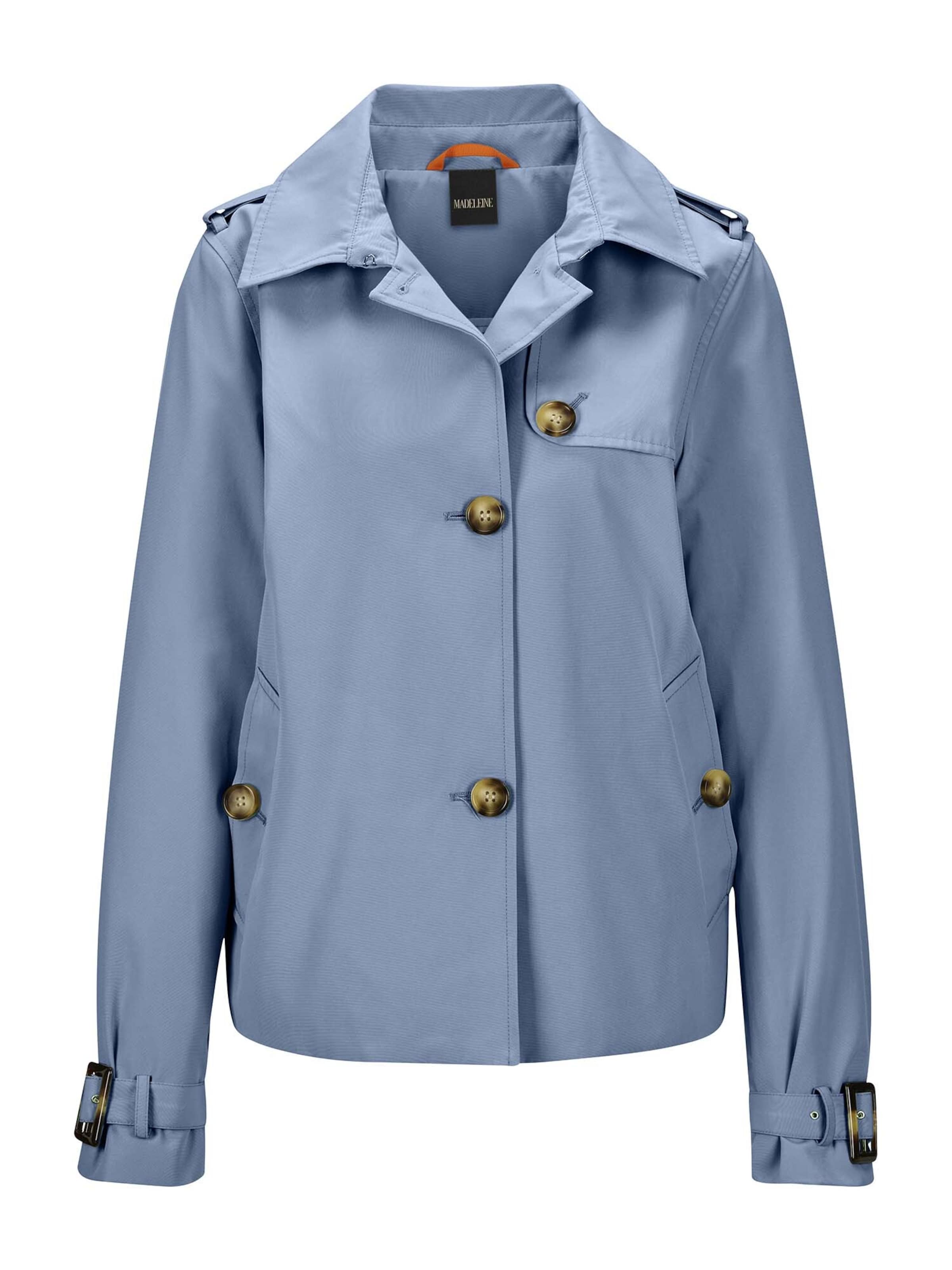 MADELEINE Between-season jacket in Smoke blue, Item view