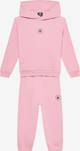 CONVERSE Juoksupuku värissä vaaleanpunainen: etupuoli