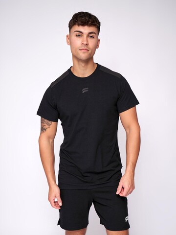 T-Shirt 'Essential Grip T-Shirt' Fortex Fitness en noir : devant