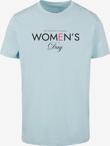 Merchcode Shirt 'WD - International Women's Day 4' in Blue: front