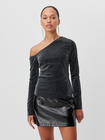 Tricou 'Biba' de la LeGer by Lena Gercke pe negru: față