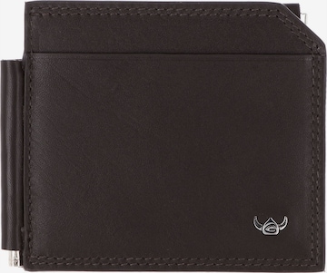 Porte-monnaies 'Polo' GOLDEN HEAD en marron : devant