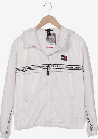 Tommy Jeans Jacke S in Weiß: predná strana