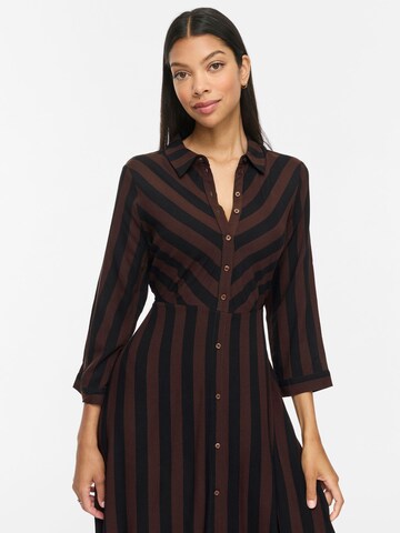 VILA Kleid 'VIAya Paya' in Braun