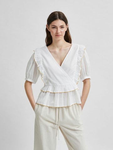 SELECTED FEMME Blouse 'Duffy' in White: front