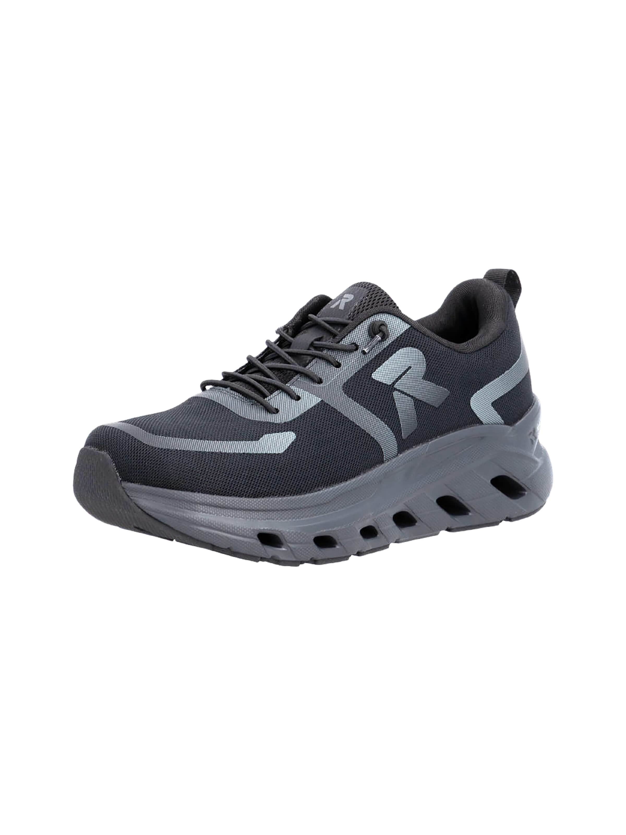 Chaussure de sport à lacets 'Sportliche Schnürsneaker' Rieker en noir
