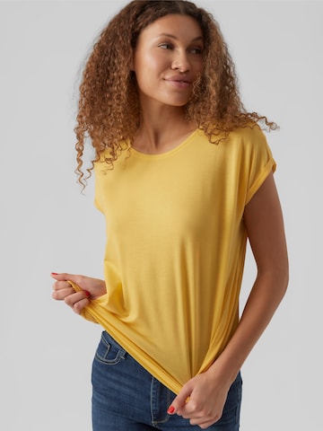 VERO MODA Koszulka 'AVA' w kolorze żółty