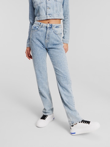 KARL LAGERFELD JEANS Szabványos Farmer - kék