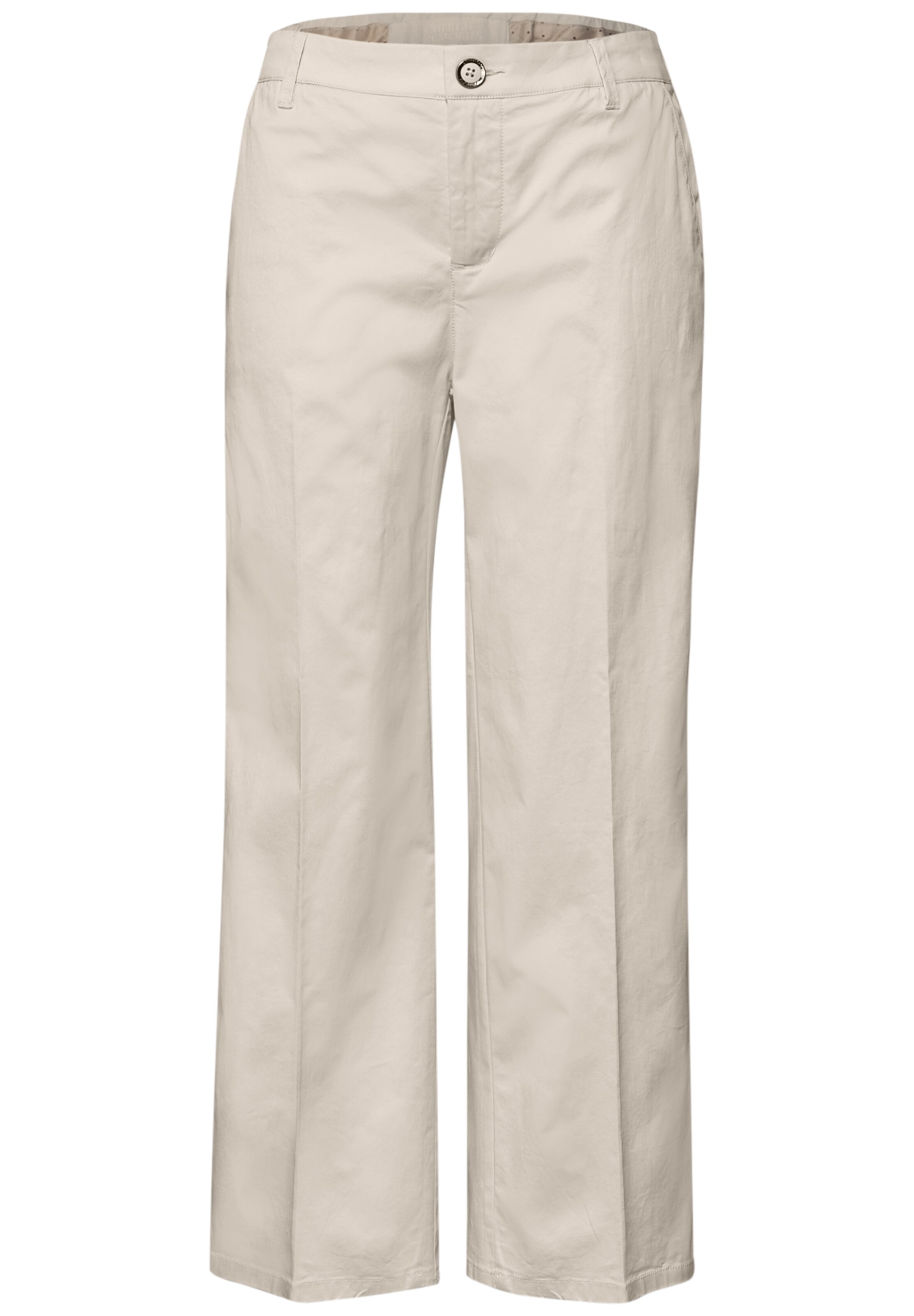 STREET ONE Pleated Pants in White: front