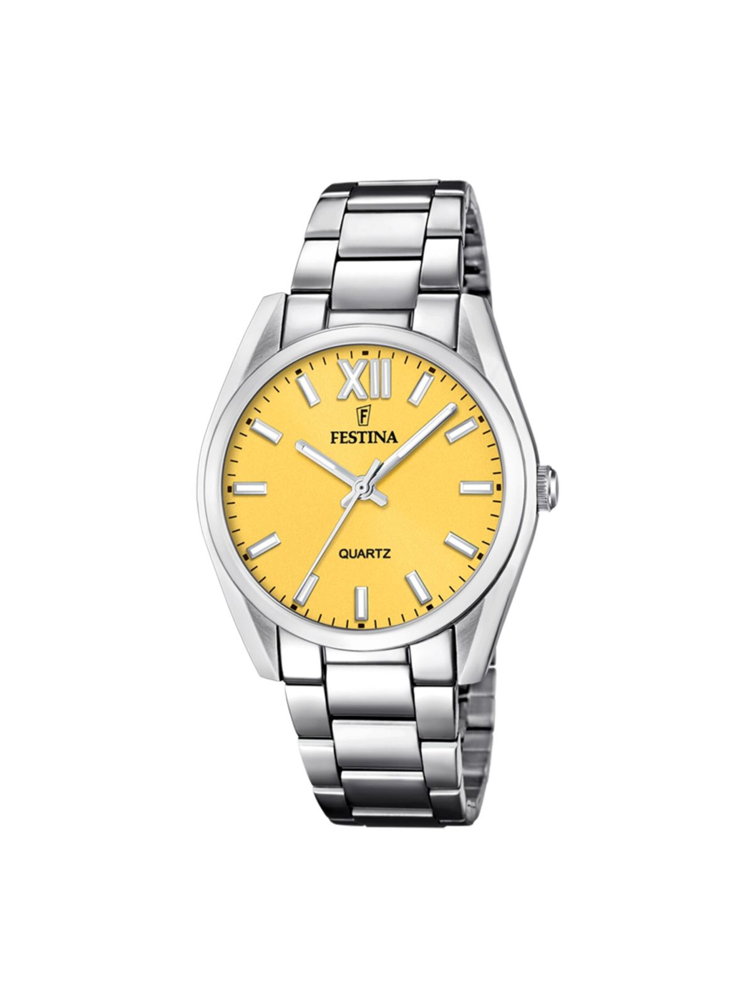 FESTINA Analoog horloge 'Boyfriend' in Geel: voorkant