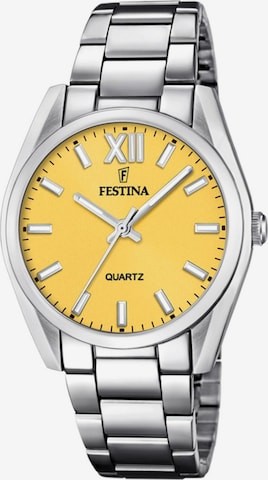 FESTINA Analoog horloge 'Boyfriend' in Geel: voorkant