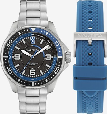 NAUTICA Analog Watch 'KOH MAY BAY' in Silver: front