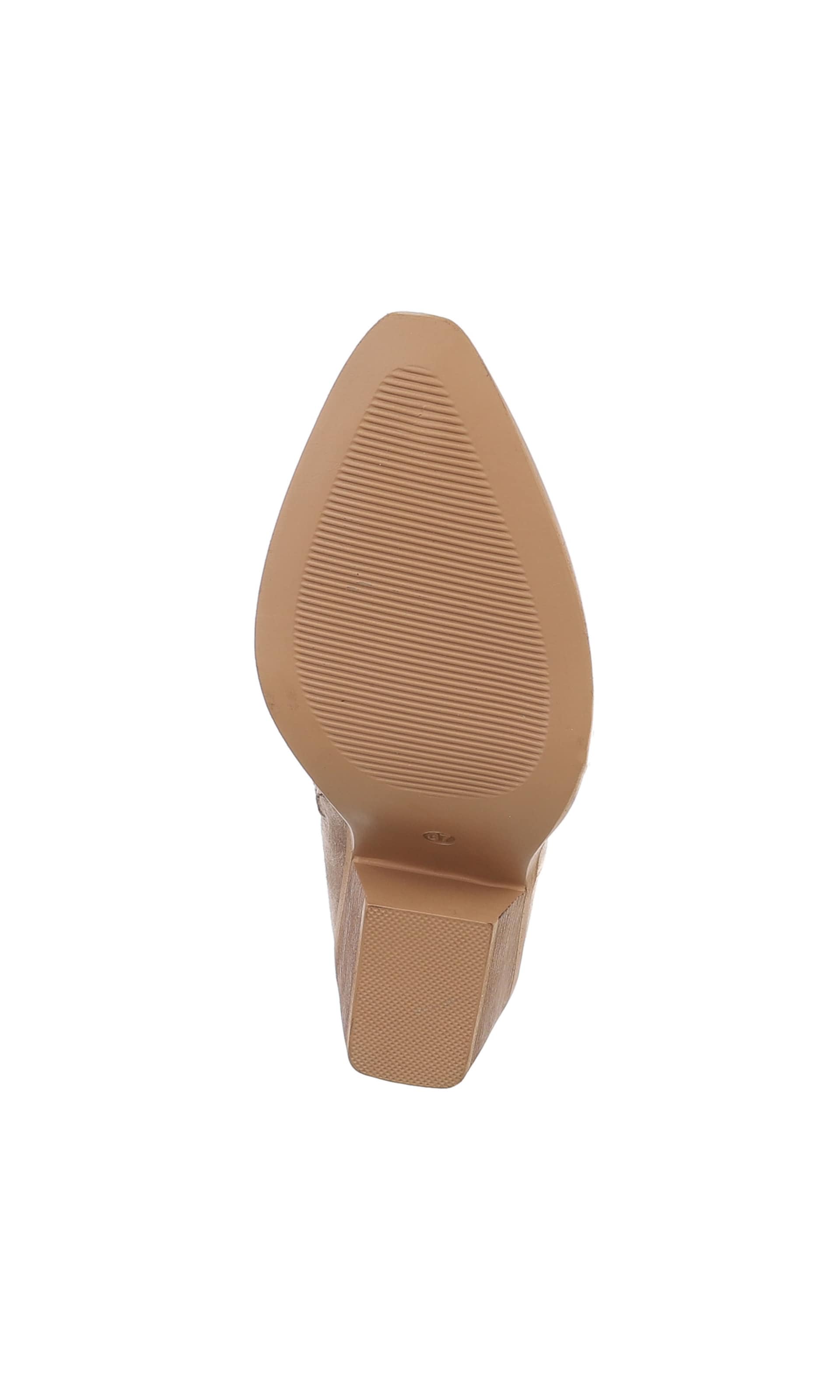 Ital-Design Cowboy Boots in Beige