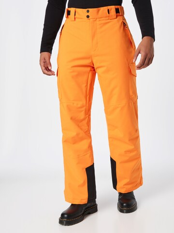 KILLTEC Regular Outdoor trousers in Orange: front