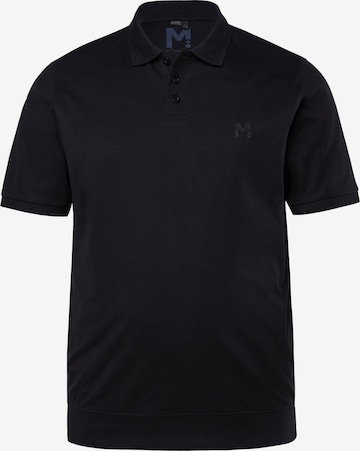 Men Plus Shirt in Black: front