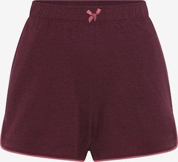 LASCANA Pajama pants in Red: front