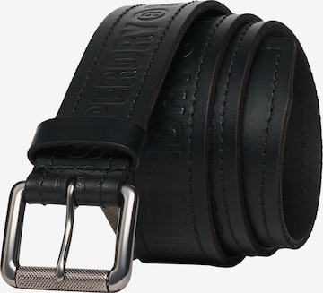 Ceinture Superdry en noir : devant