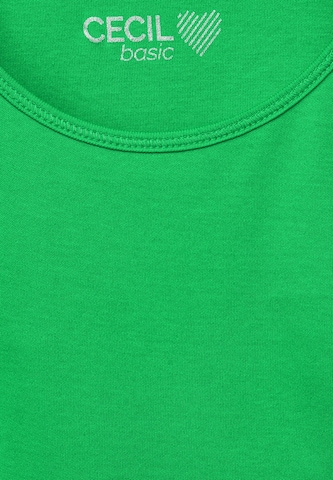 CECIL Top 'Linda' | zelena barva