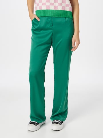 regular Pantaloni con pieghe di Misspap in verde: frontale