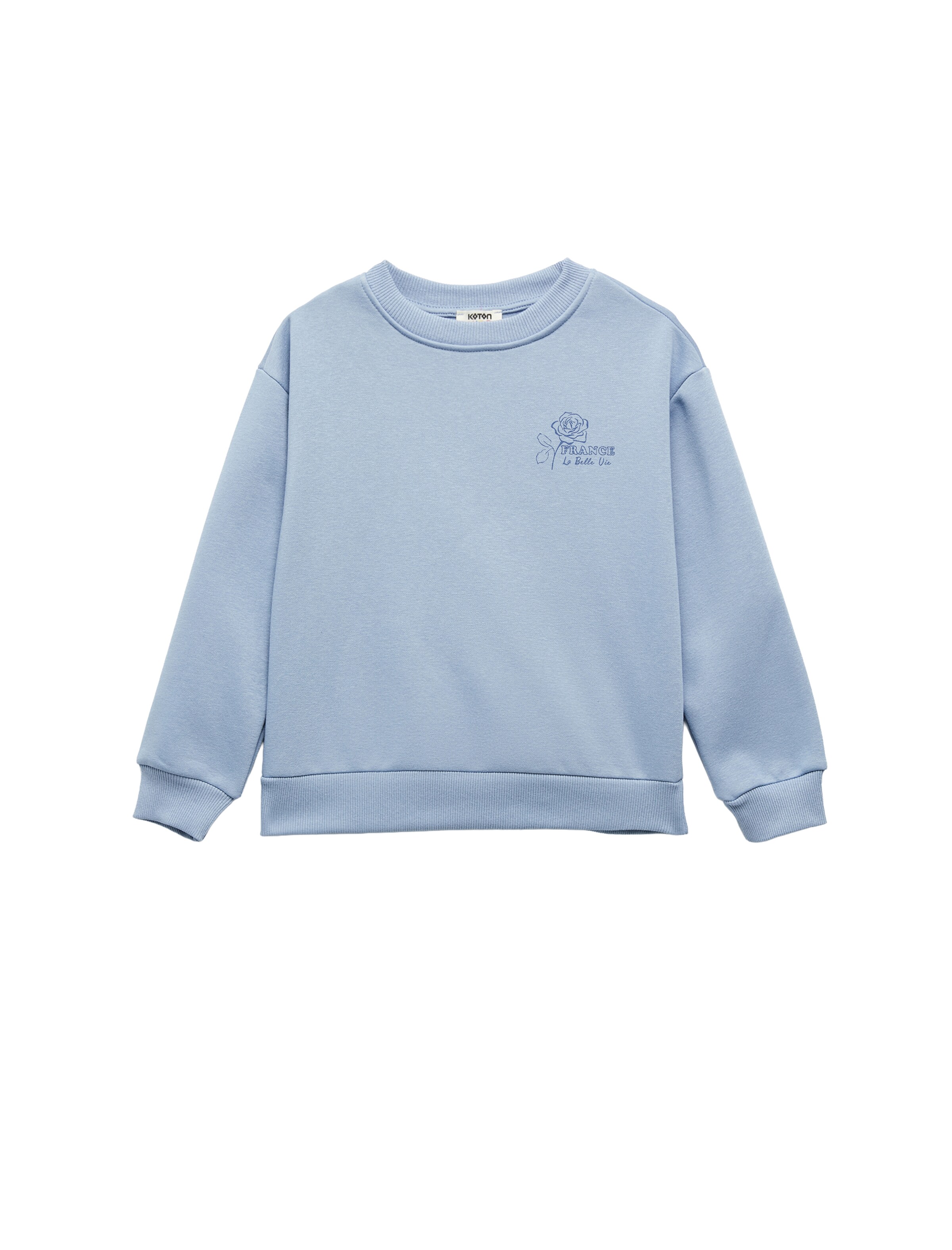 Koton Sweatshirt in Blau: Vorderseite