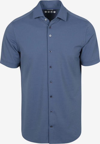 Coupe regular Chemise R2 Amsterdam en bleu : devant