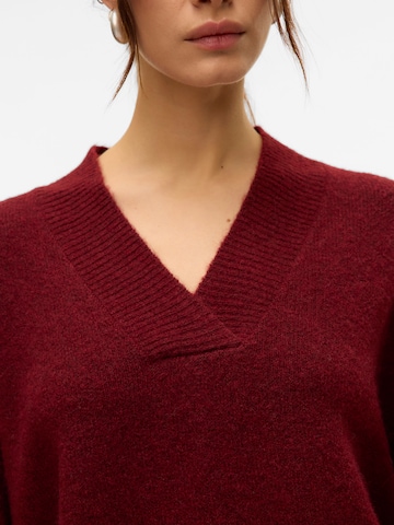 VERO MODA Pullover 'VMBANG' i rød