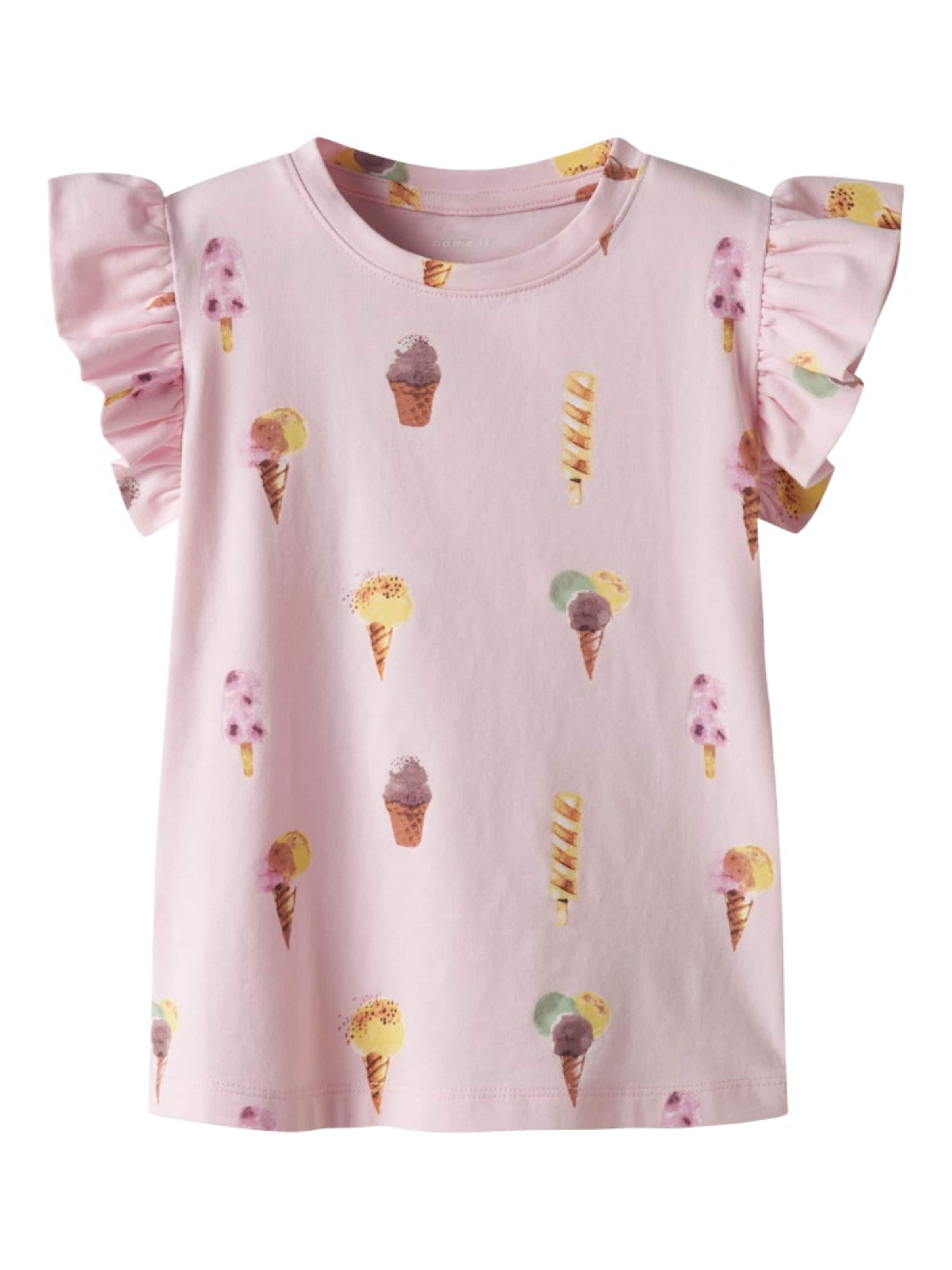 NAME IT Μπλουζάκι 'NMFJOBETH' σε ροζ: μπροστά