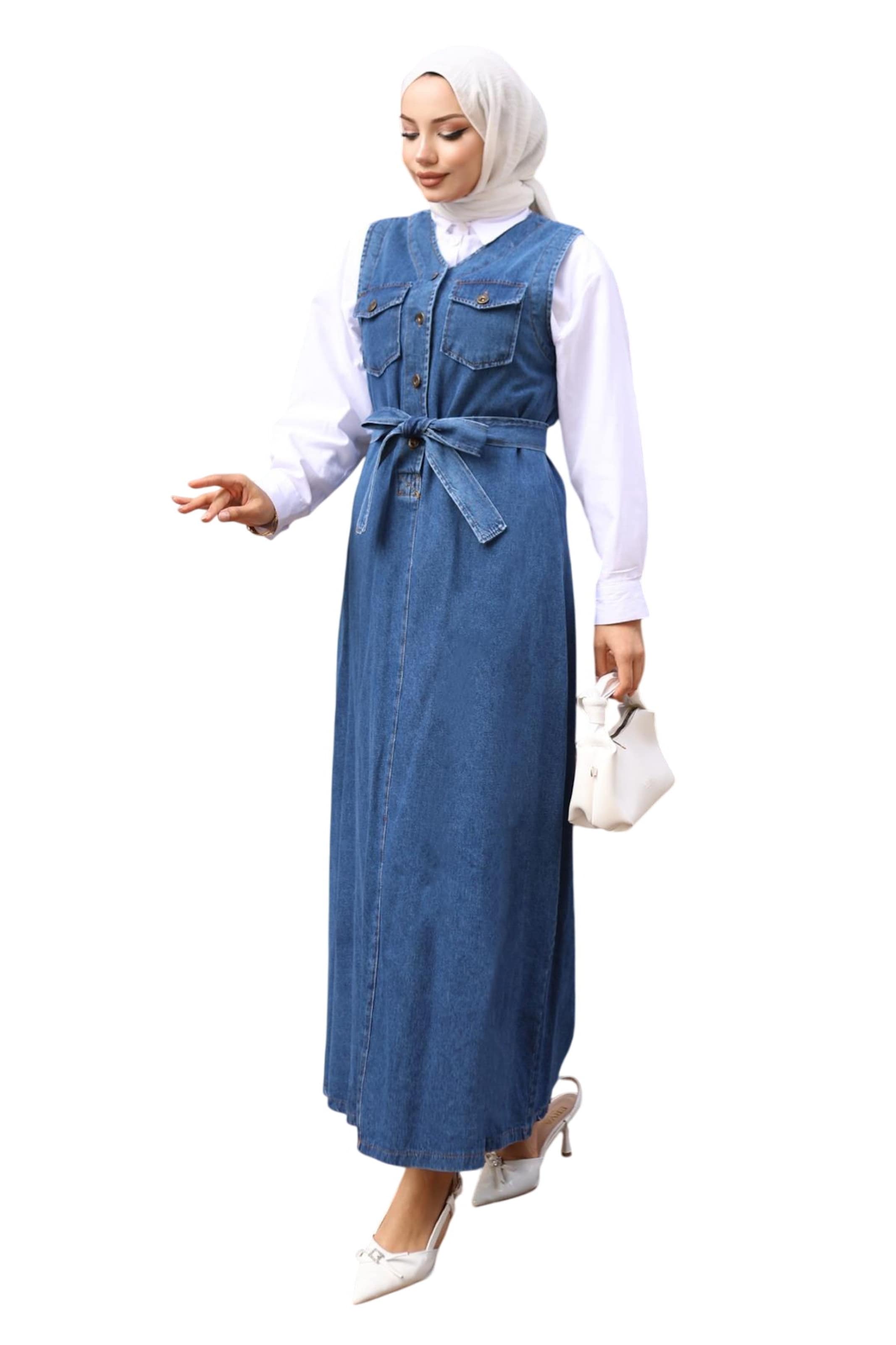 MODAMIHRAM Jurk in Blauw