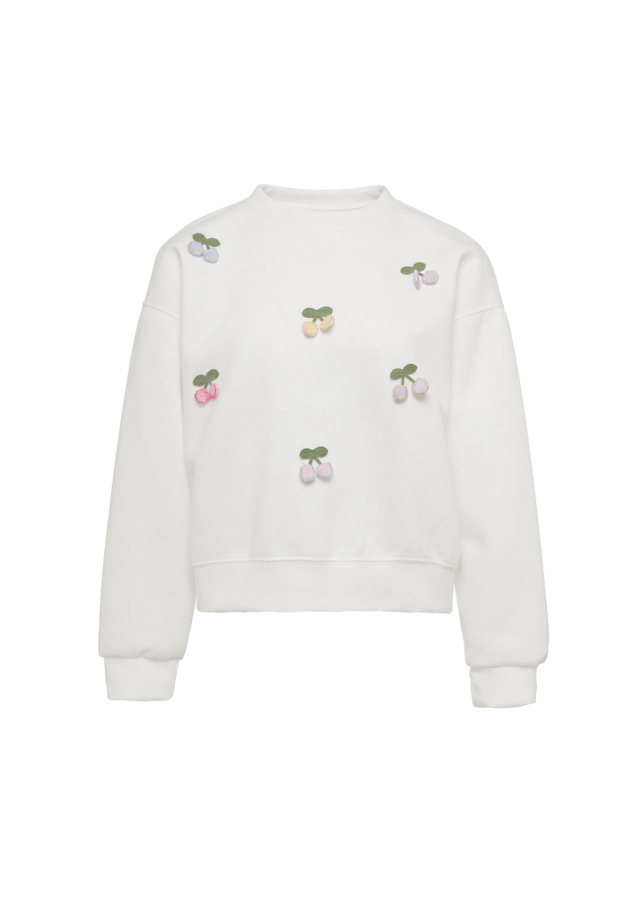 Sweat-shirt 'Pop' MYMO en blanc : devant