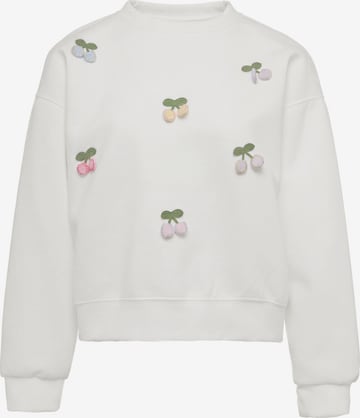 Sweat-shirt 'Pop' MYMO en blanc : devant