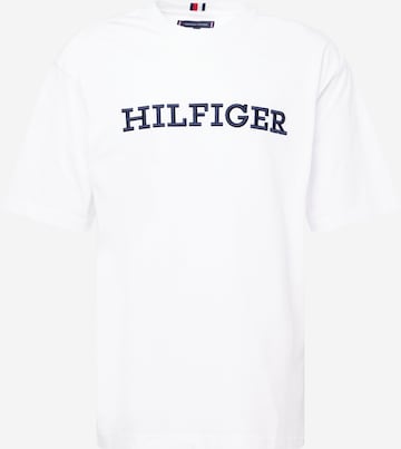 T-Shirt TOMMY HILFIGER en blanc : devant