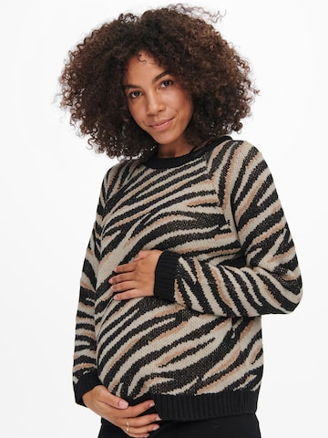 Only Maternity - Pullover 'Elina' em preto: frente