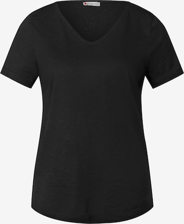 STREET ONE T-Shirt in Schwarz: Vorderseite
